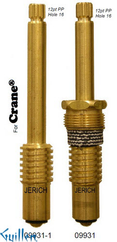 JER 09931;; __ UNK 12pt; Hot cwc piston stem assembly; in Unfinish