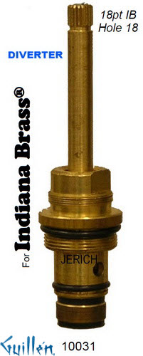 JER 10031;;__ UNK; 18pt; Diverter cartridge; in Unfinish