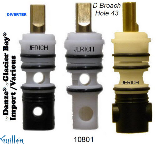 JER 10801;;__ 2-1/8in D; Diverter cartridge; in Unfinish