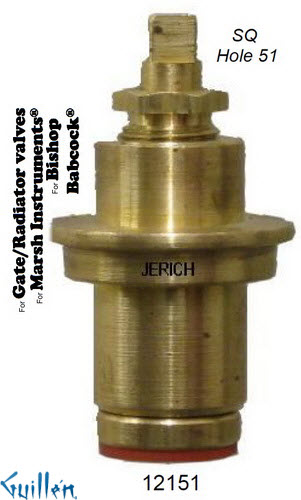 JER 12151;; __ UNK SQ; bishop and babcock piston stem; in Unfinish
