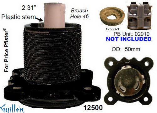 JER 12500;;__ 2-13/16in UNK; pressure balance catridge; in Unfinish