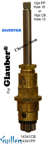 JER 14341PP;;__ UNK; 12pt; Diverter cartridge; in Chrome