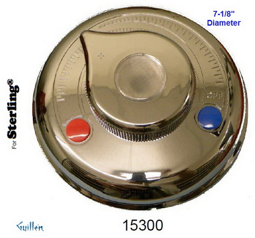 JER 15300;;__ 7-1/8 OD; Trim kit; in Chrome   99B4855