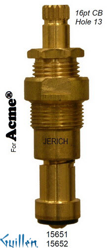 JER 15651;; __ UNK 16pt; Cold ccwc piston stem assembly; in Unfinish