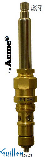 JER 15721;; __ UNK 16pt; diverter piston stem assembly; in Chrome