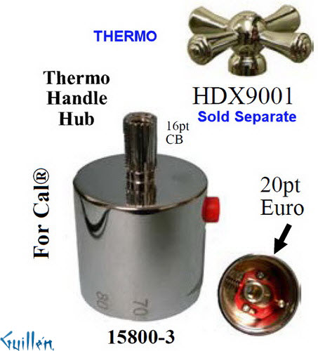 JER 15800-3;; __ 4in; Thermostatic cartridge; in Unfinish