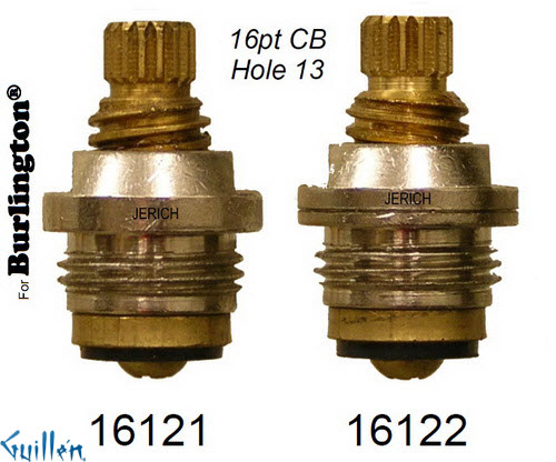 JER 16122;; __ UNK 16pt; Hot cwc piston stem assembly; in Unfinish