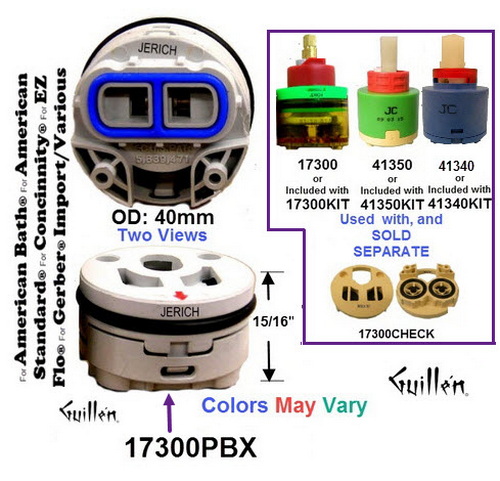 JER 17300PBX;;__ UNK; UNK; pressure balance cartridge; in Unfinish
