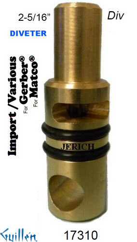 JER 17310;;__ 2-5/16; D; Diverter cartridge; in Unfinish