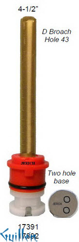 JER 17391;; __ 4-1/2in ; Hot cwc cartridge; in Unfinish