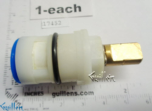 JER 17452;; __ 1-7/8in D; Cold ccwc 1/4 Turn plastic cartridge; in Unfinish