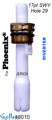 JER 18010;;__ UNK; 17pt; Diverter cartridge; in Unfinish