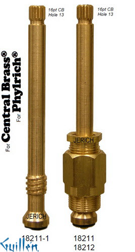 JER 18211;; __ UNK 16pt; Hot cwc piston stem assembly; in Unfinish