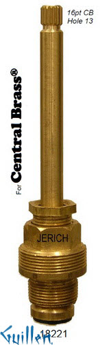 JER 18221;; __ UNK 16pt; Hot cwc piston stem assembly; in Unfinish