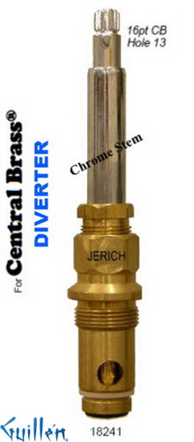 JER 18241;; __ UNK 16pt; Diverter cartridge; in Chrome