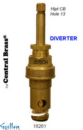 JER 18261;; __ UNK 16pt; Diverter cartridge; in Unfinish