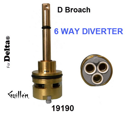 JER 19190;;__ UNK; UNK; Diverter cartridge; in Unfinish