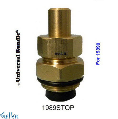 JER 1989STOP; __ 2in SQ; valve stop; in Unfinish