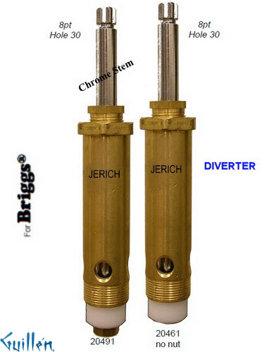 JER 20491;; __ UNK 8pt; Diverter cartridge; in Chrome