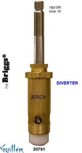 JER 20791;; __ UNK 18pt; Diverter cartridge; in Chrome