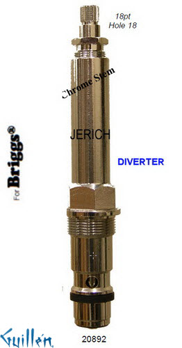 JER 20892;; __ UNK 18pt; Diverter cartridge; in Chrome