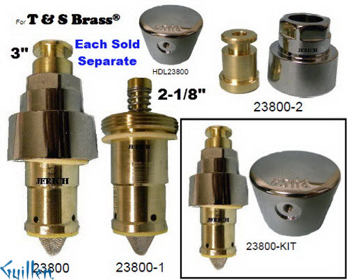 JER 23800-2;;__ 3in Rnd; metering bonnet assembly; in Chrome