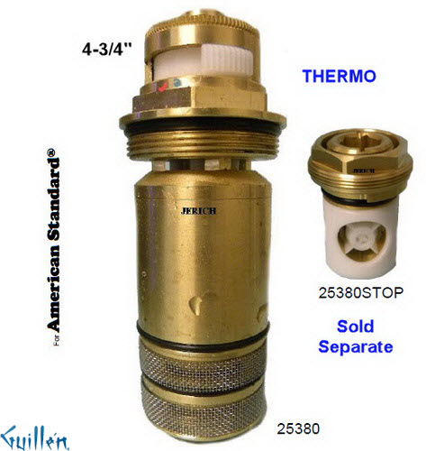 JER 25380STOP;; __ 4-3/4in; Thermostatic cartridge stop; in Unfinish
