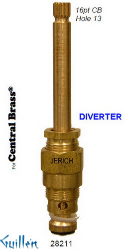 JER 28211;; __ UNK 16pt; Diverter cartridge; in Unfinish