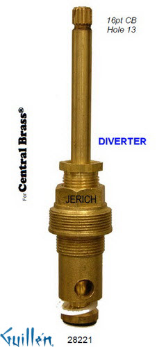 JER 28221;; __ UNK 16pt; Diverter cartridge; in Unfinish