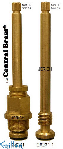 JER 28231;; __ UNK 16pt; Hot cwc piston stem assembly; in Unfinish
