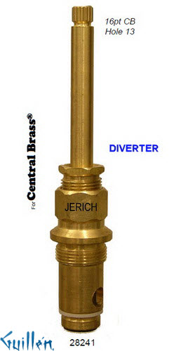 JER 28241;; __ UNK 16pt; Diverter cartridge; in Unfinish