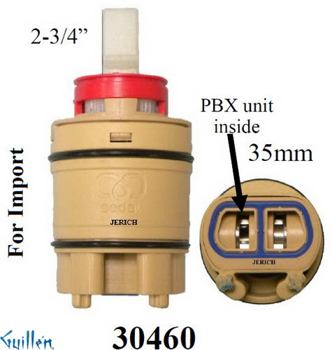 JER 30460;;__ 2-3/4in UNK; pressure balance catridge; in Unfinish