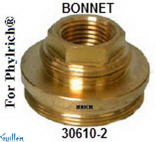 JER 30610-2;;__ Diverter bonnet nut; in Unfinish