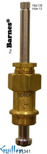 JER 31341;; __ UNK 16pt; Hot cwc piston stem assembly; in Chrome