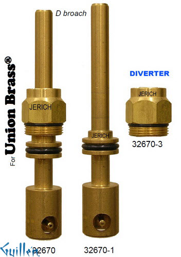 JER 32670;;__ UNK; D; Diverter cartridge; in Unfinish