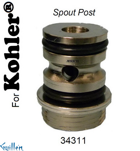 JER 34311LF;;__ ; faucet spout post; in Chrome