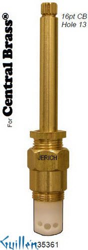 JER 35361;; __ Unk 16pt; Hot cwc 1/4 Turn plastic cartridge; in Unfinish