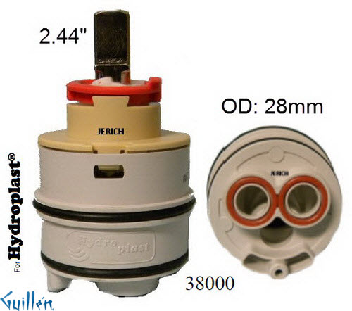 JER 38000;;__ 2-11/25in UNK; Single lever cartridge; in Unfinish