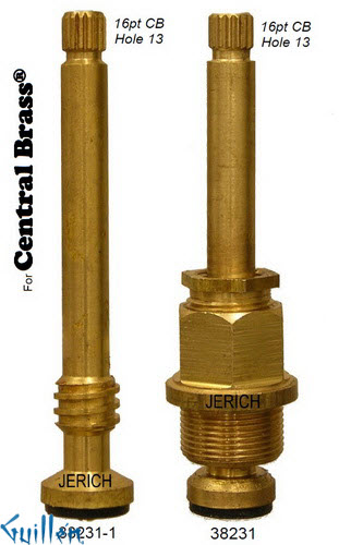 JER 38231;; __ UNK 16pt; Hot cwc piston stem assembly; in Unfinish