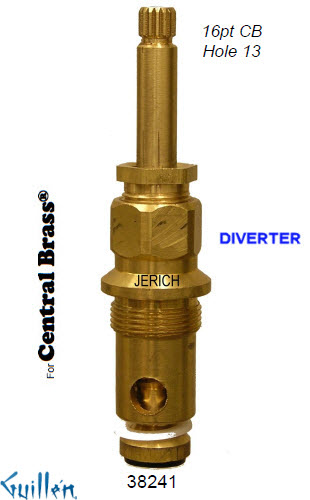 JER 38241;; __ UNK 16pt; Diverter cartridge; in Unfinish