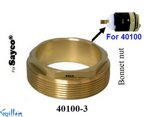 JER 40100-3; __ 2-7/8in SQ; cartridge nut; in Unfinish