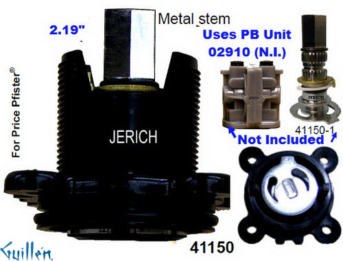 JER 41150;;__ 2-1/5in UNK; pressure balance catridge; in Unfinish