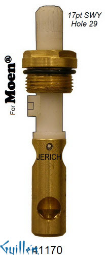JER 41170;;__ UNK; 17pt; Diverter cartridge; in Unfinish