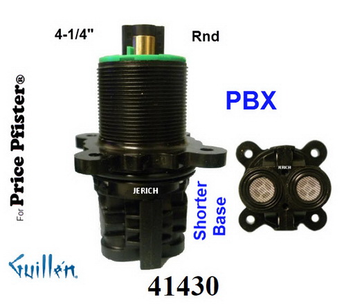 JER 41430;; __ 4-1/4in; Single lever cartridge; in Unfinish