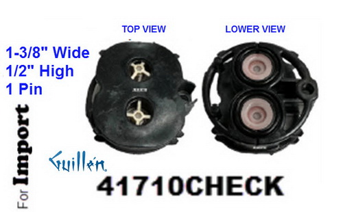 JER 41710CHECK; __ 3-1/2in 8pt; cover; in Chrome