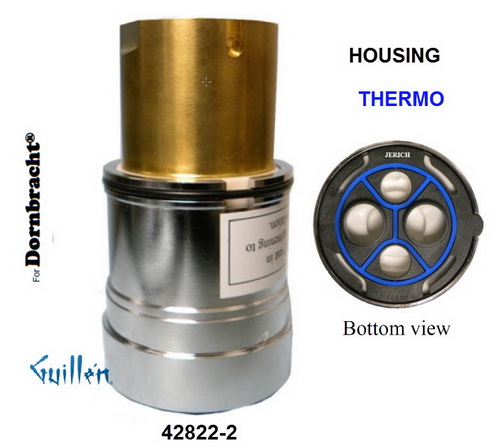 JER 42822-2;;__ ;; Thermostatic cartridge housing; in Unfinish