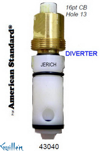 JER 43040;; __ UNK 16pt; Diverter cartridge; in Unfinish