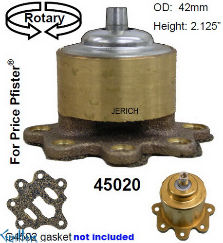 JER 45020;;__ 2-1/8in Rnd; Single lever cartridge; in Chrome