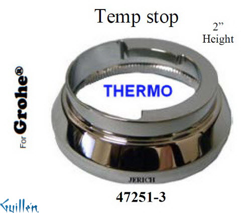JER 47251-3;; __ 5in; Thermostatic cartridge ring; in Unfinish