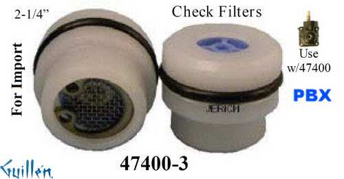 JER 47400-3;;__ 2-1/4in; UNK; fileters pair; in Unfinish
